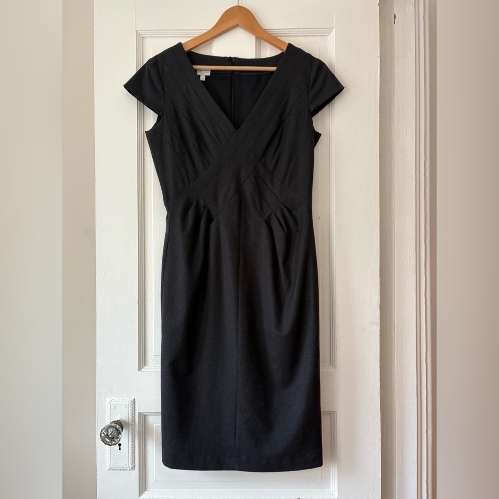Armani Collezioni Wool Charcoal Dress​​ - Picture 9 of 11